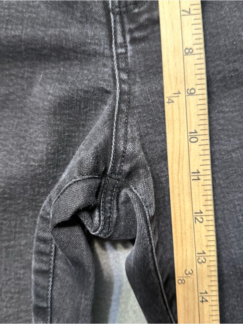 Lincoln Outfitters Womens 14 Straight Leg Jeans Gray Comfort Flex Stretch EUC - Picture 7 of 9